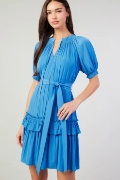 Coletta Smocked Yoke Mini Dress