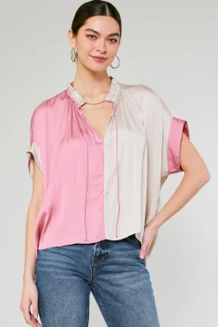 Colorblock Contrast Top