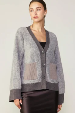 Contrast Pocket Cardigan