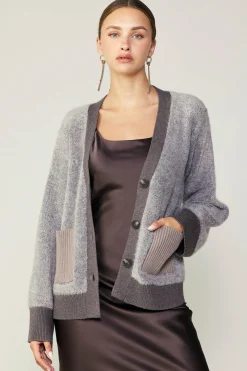Contrast Pocket Cardigan