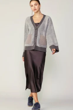 Contrast Pocket Cardigan