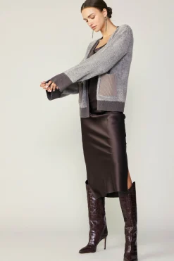 Contrast Pocket Cardigan