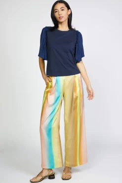 Contrast Sleeve Shirt