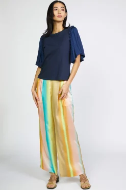 Contrast Sleeve Shirt