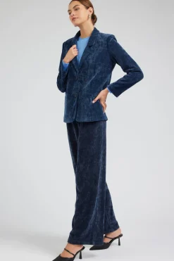 Corduroy Pleated Wide Leg Pant