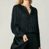 Crinkle Plisse Blouse