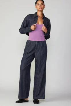 Cropped Denim Jacket