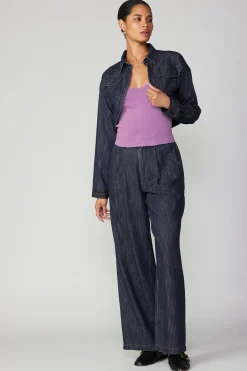 Cropped Denim Jacket