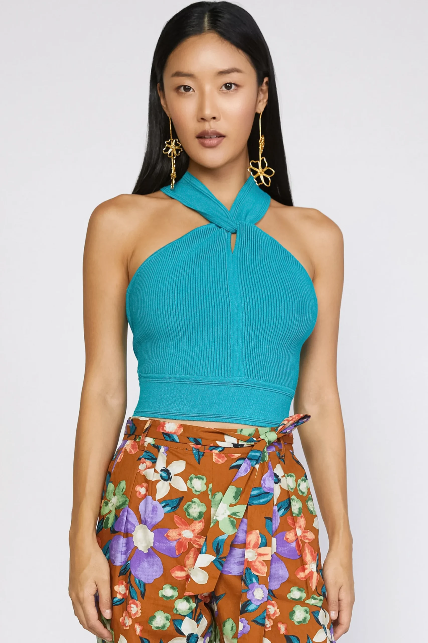 Cross Sweater Tank Top