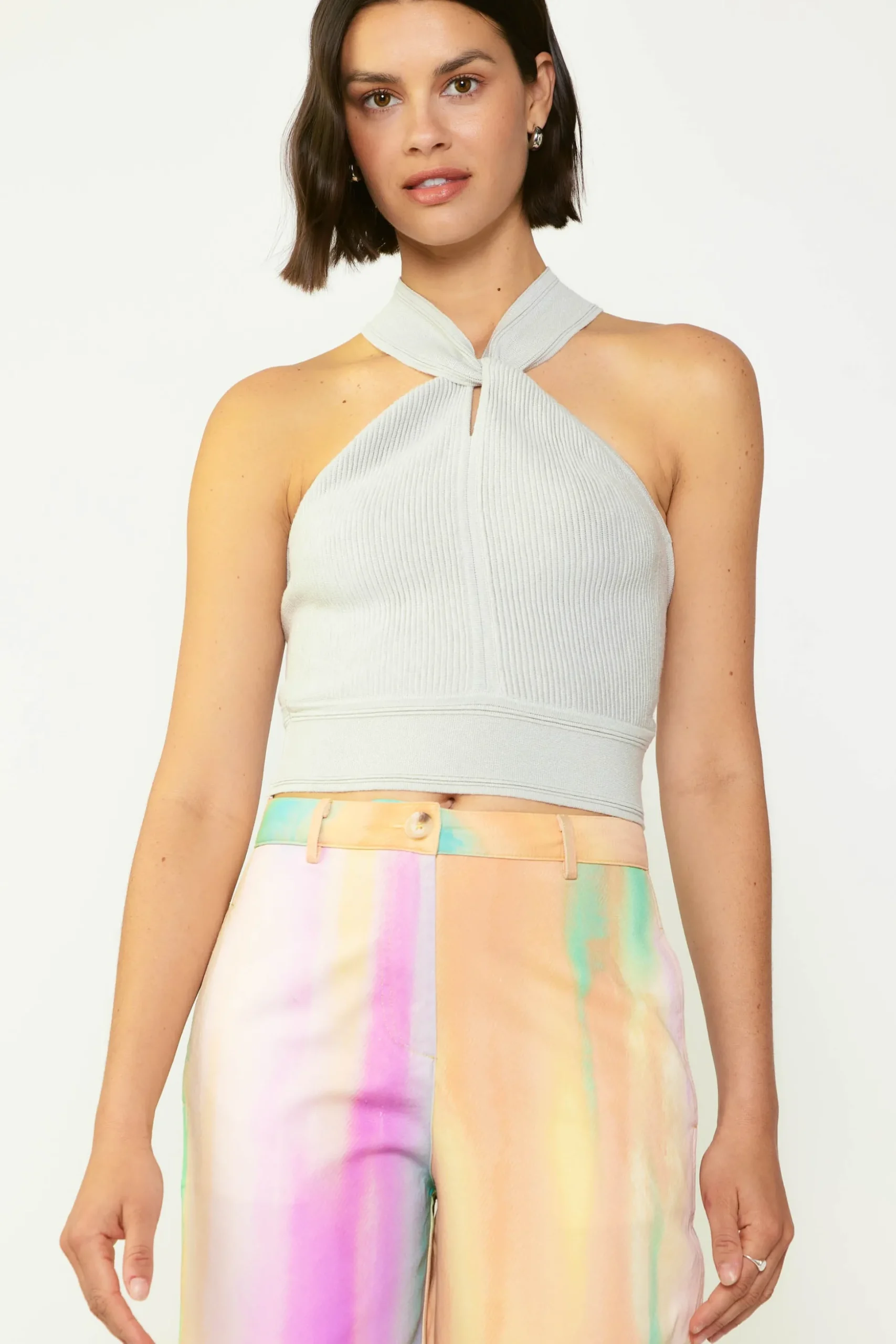 Cross Sweater Tank Top