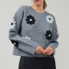 Daisy Embroidered Sweater