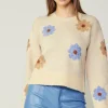 Daisy Embroidered Sweater