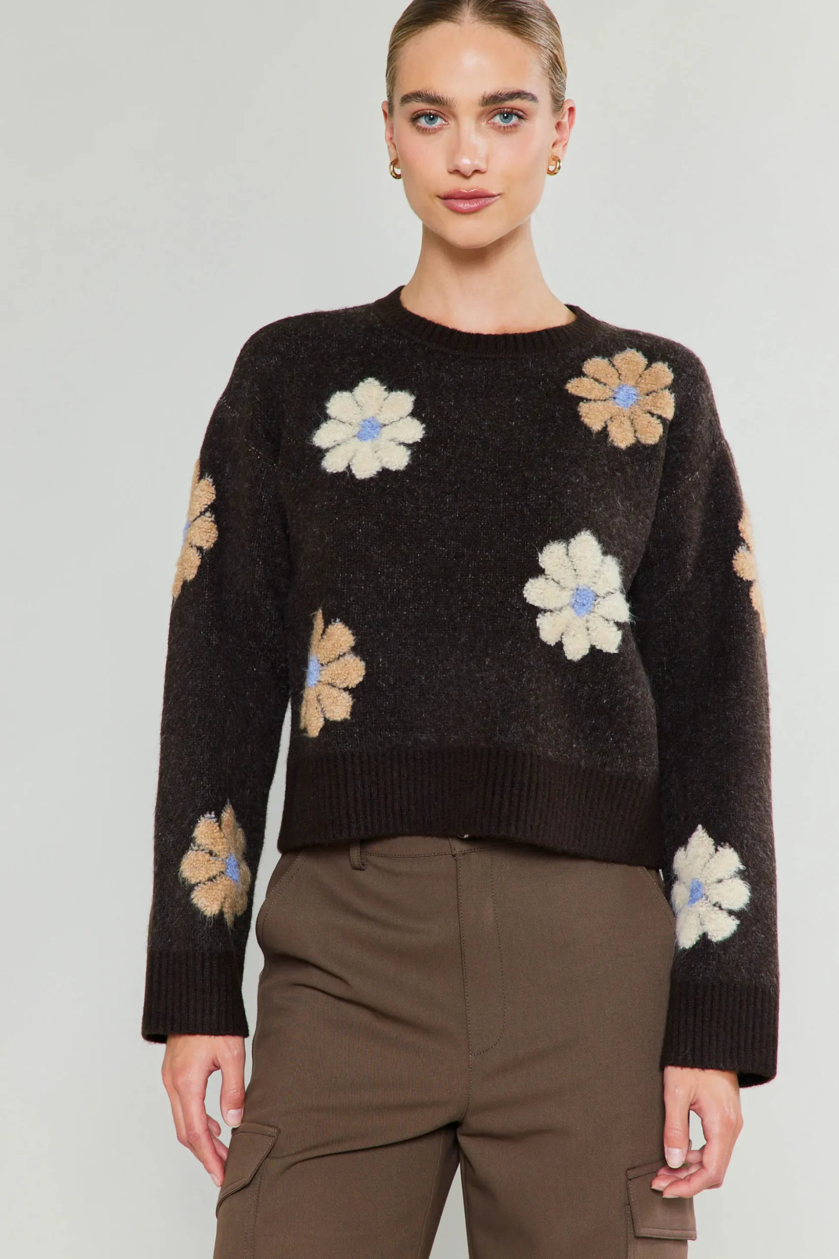 Daisy Embroidered Sweater