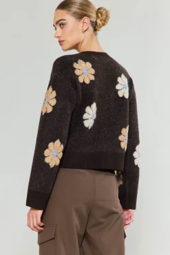 Daisy Embroidered Sweater