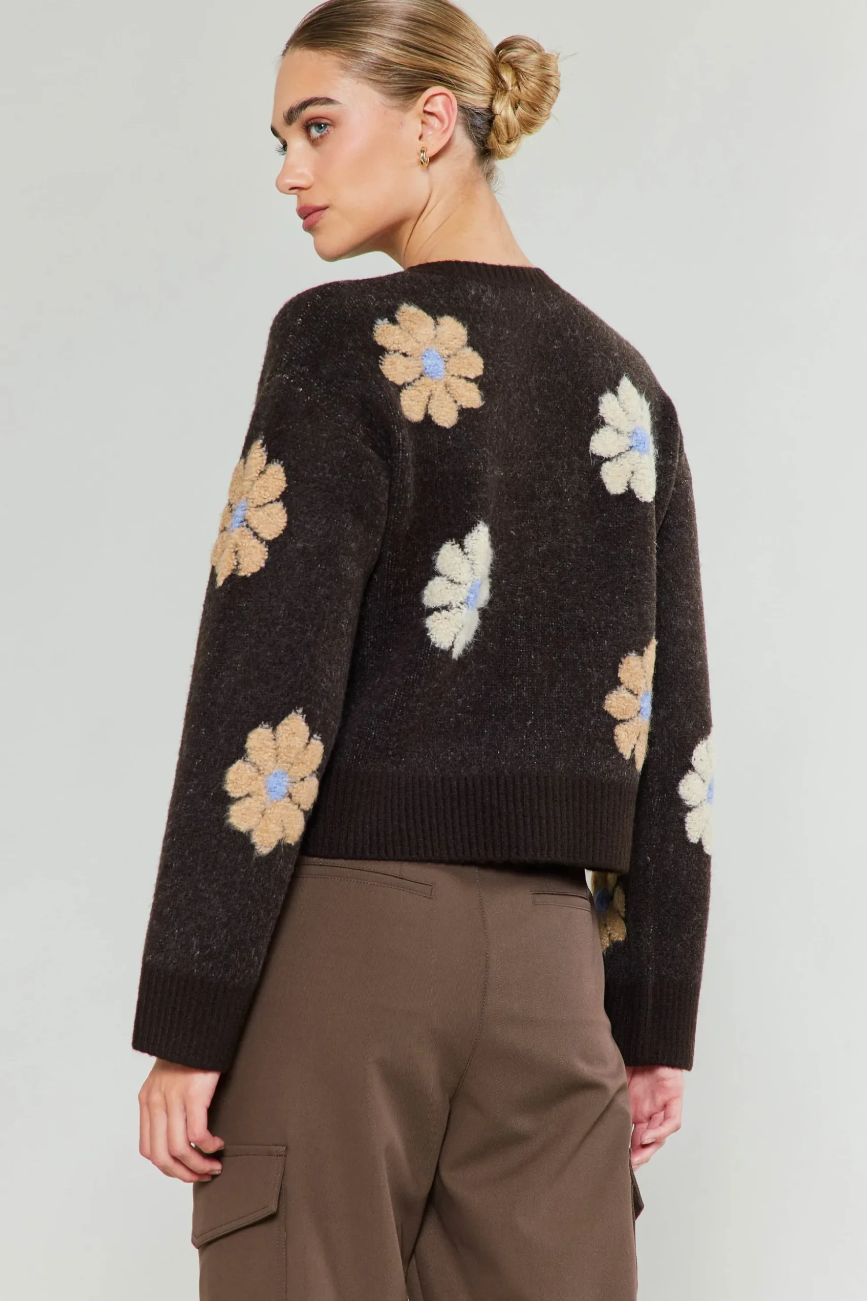 Daisy Embroidered Sweater