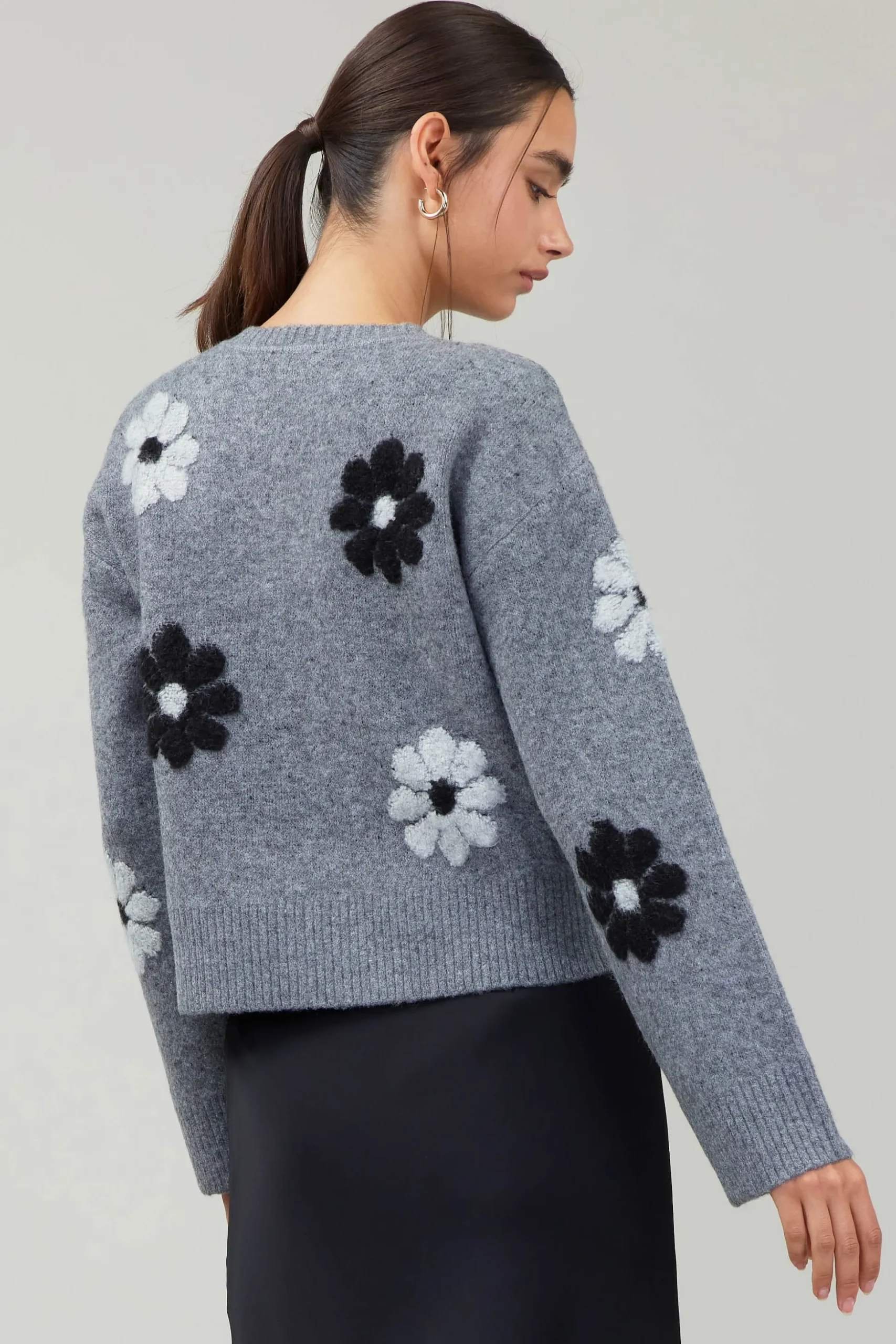 Daisy Embroidered Sweater
