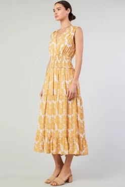 Daisy Jacquard Maxi Dress
