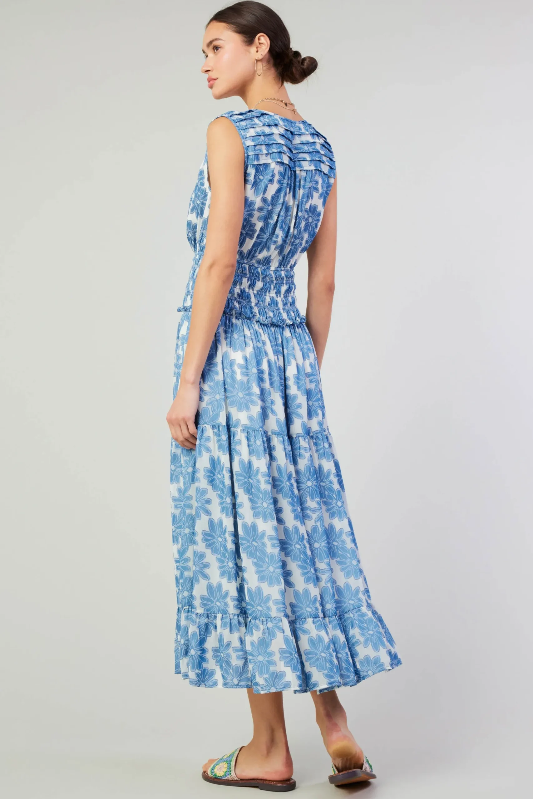 Daisy Jacquard Maxi Dress