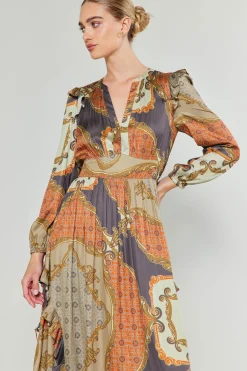 Emmaline Ruffled Midi Dress