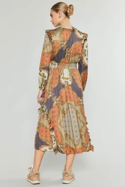 Emmaline Ruffled Midi Dress