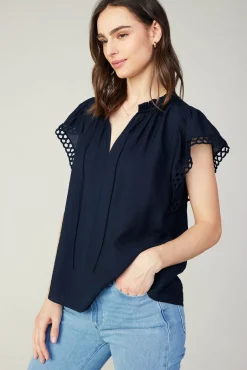 Eyelet Blouse