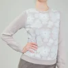Floral Applique Sweater