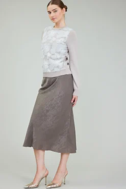 Floral Applique Sweater