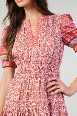 Floral Bohemian Midi Dress