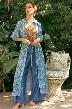 Floral Buttondown Shirt Dress