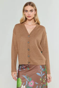 Floral Contrast Cardigan