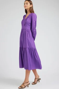 Floral Embroidered Maxi Dress