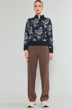 Floral Jacquard Sweater
