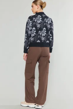 Floral Jacquard Sweater