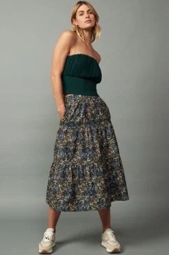 Floral Midi Skirt