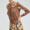 Floral Motif Cardigan