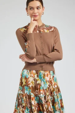 Floral Motif Cardigan