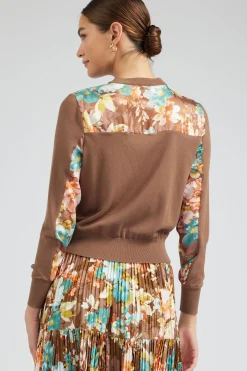 Floral Motif Cardigan