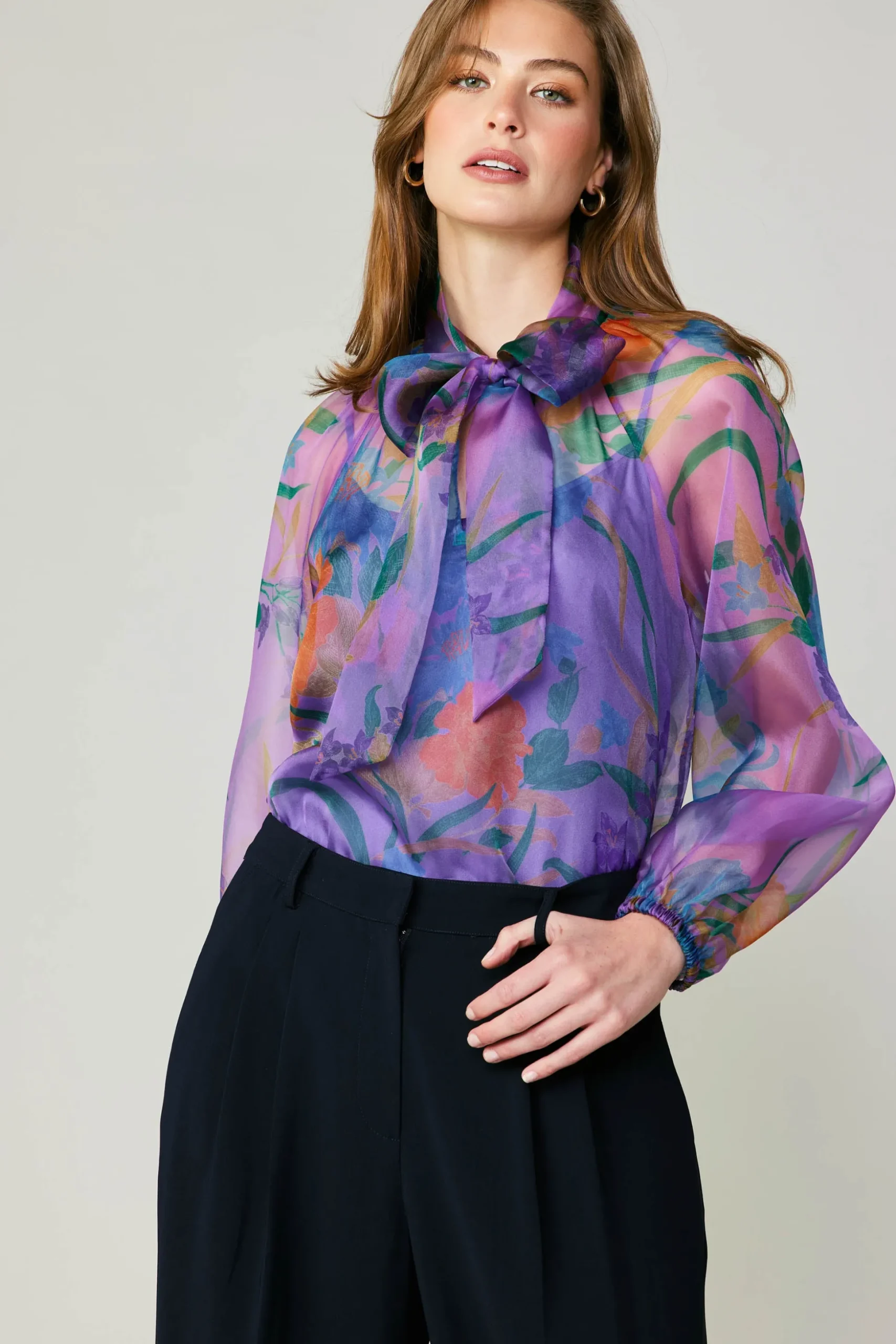 Floral Organza Blouse