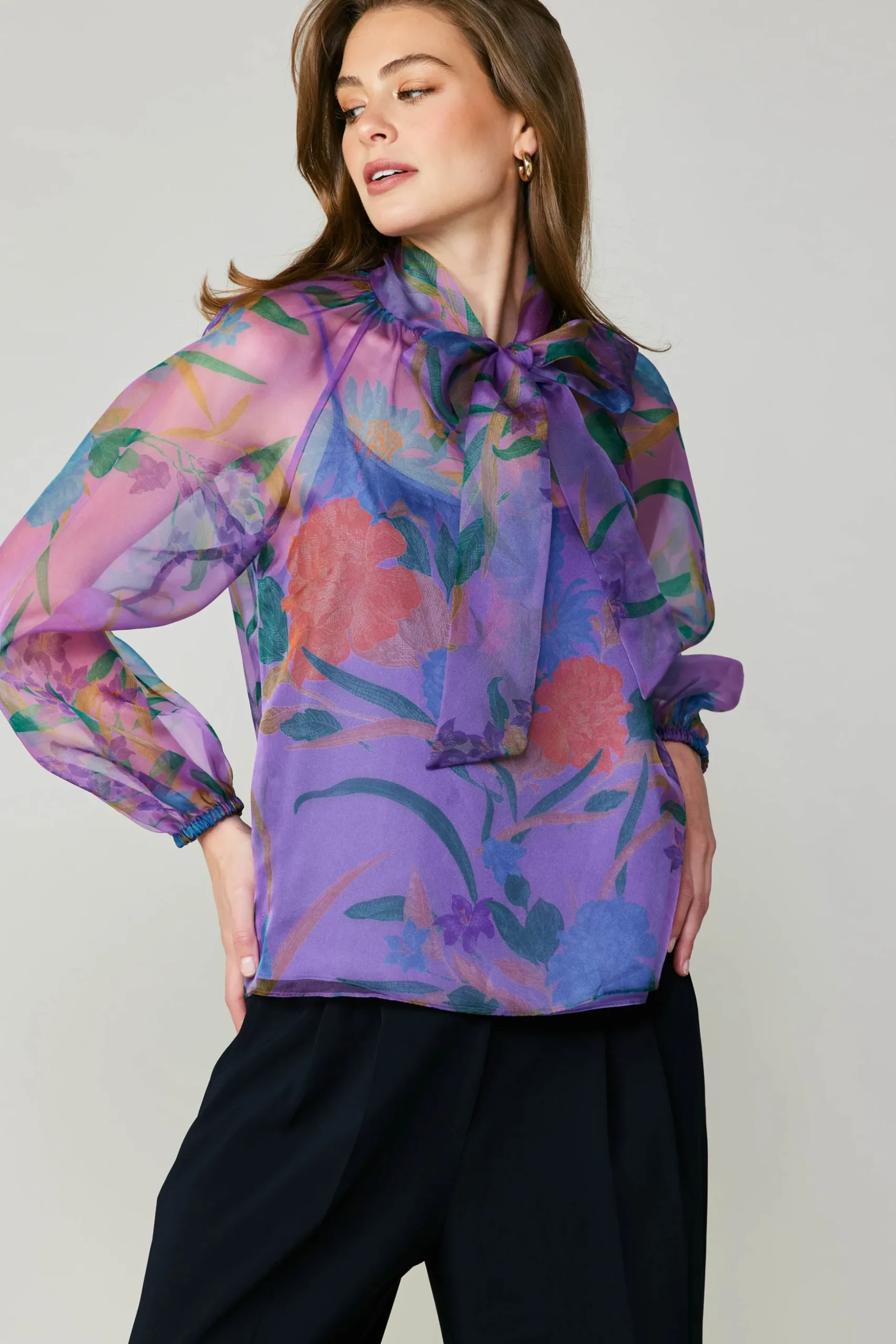 Floral Organza Blouse
