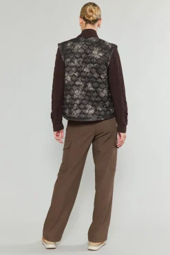 Floral Patterned Sweater Jacket