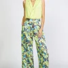 Floral Print Wide Pants