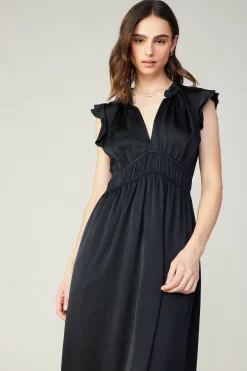 Florence Ruffled Midi Dress