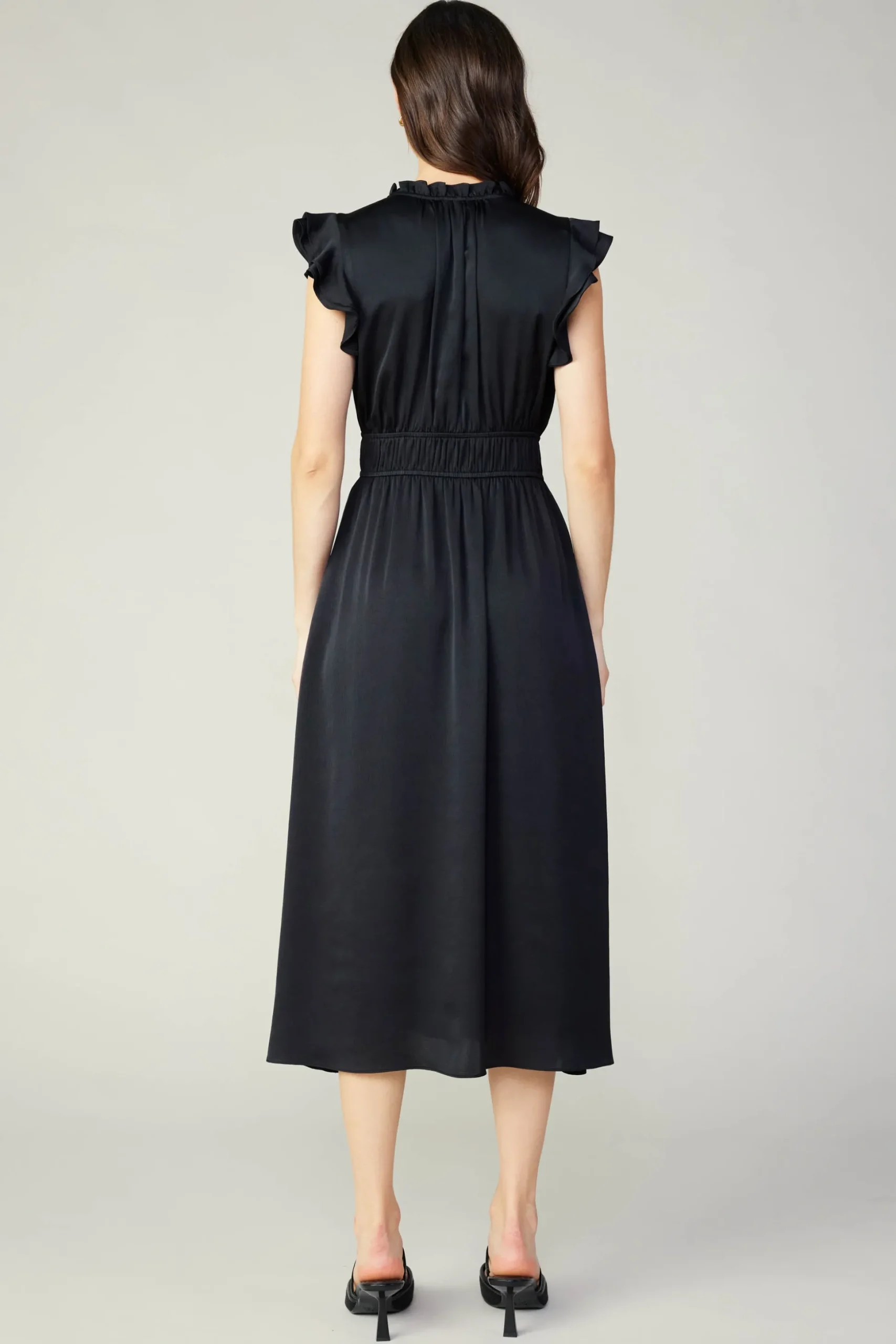 Florence Ruffled Midi Dress