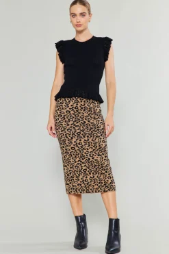 Flutter Sleeve Sweater Top