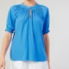 Gathered Yoke Blouse