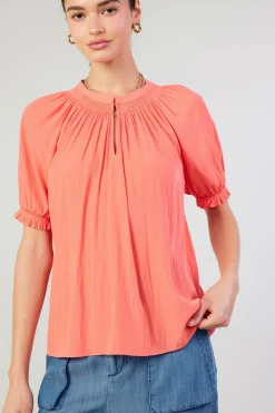 Gathered Yoke Blouse