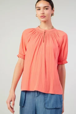 Gathered Yoke Blouse