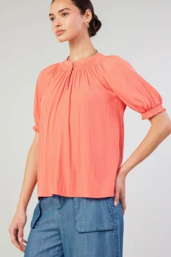 Gathered Yoke Blouse