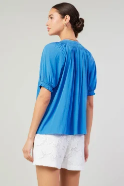 Gathered Yoke Blouse