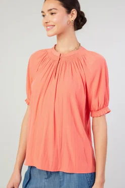 Gathered Yoke Blouse